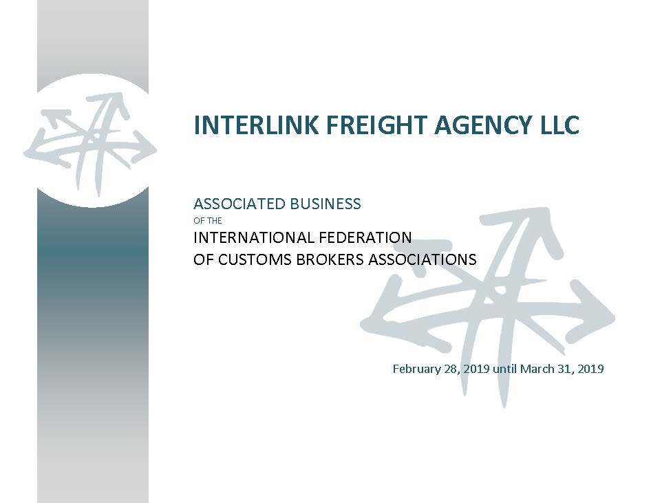 INTERNATIONAL FEDERATION OF CUSTOMS BROKERS ASSOCIATIONS, DUBAI